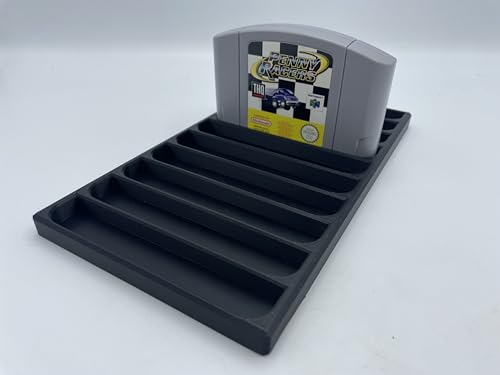 Aufsteller Ständer Halterung für 10 N64 Videospiele - Game Storage von LiftWood