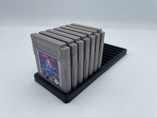 Aufsteller Ständer Halterung für 15 Gameboy® Classic Color Videospiele ohne Schutzhülle - Game Storage von LiftWood