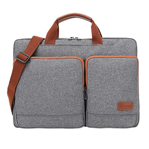 Lifup Laptoptasche Laptop Aktentasche Leichte Geschäfts Aktentasche Wasserdichte Laptop Tasche Computertasche Notebooktasche Umhängetasche Grau 15.6 Zoll von Lifup