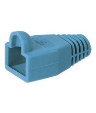 Knickschutzhülle für RJ45 Netzwerkstecker Tülle für 8P8C RJ45 Netzwerk Stecker BLAU - VPE 100 Stück von Ligawo