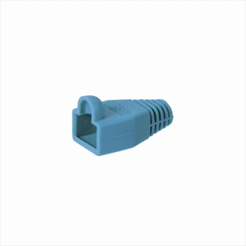 Ligawo 10240163 Netzwerkstecker Tülle für RJ45 Netzwerk Stecker dunkelblau VPE 10 Stück von Ligawo