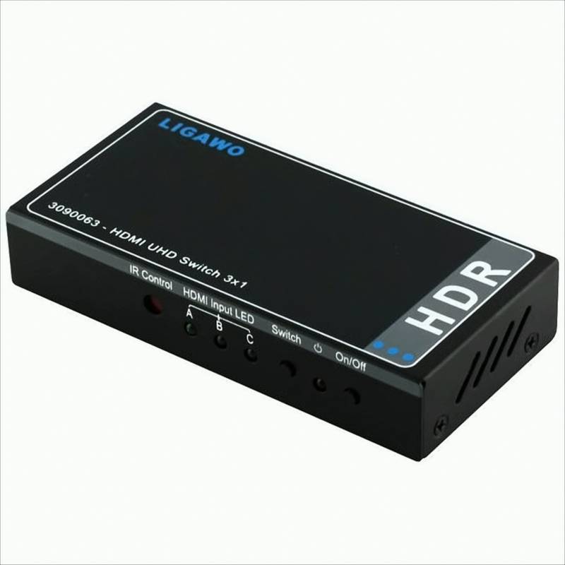 Ligawo 3090063 HDR HDMI Switch 3x1 - automatisch von Ligawo