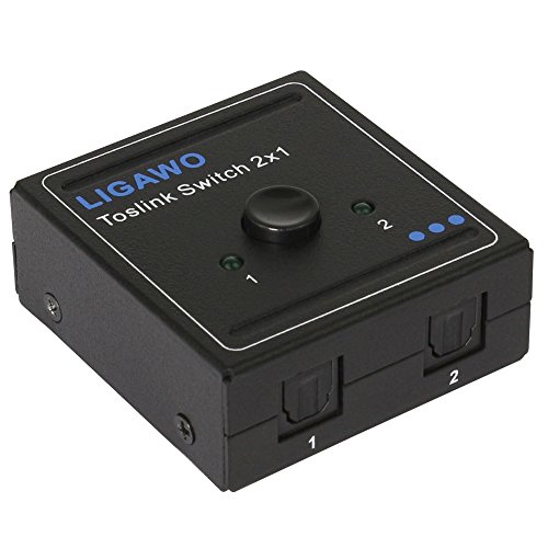 Ligawo 6518754 POCKET SPDIF Toslink Umschalter/ Switch 2x1 von Ligawo