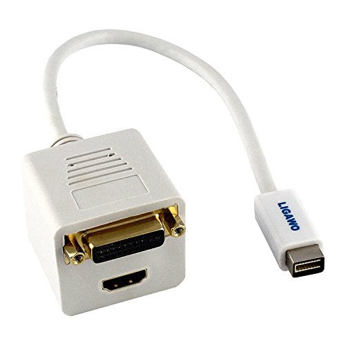 Ligawo 6518925 Mini DVI auf HDMI/DVI Adapter für Apple Mac/MacBook/iMac/Macmini weiß Ligawo 6518925 Mini DVI auf HDMI/DVI Adapter für Apple Mac/MacBook/iMac/Macmini weiß von Ligawo