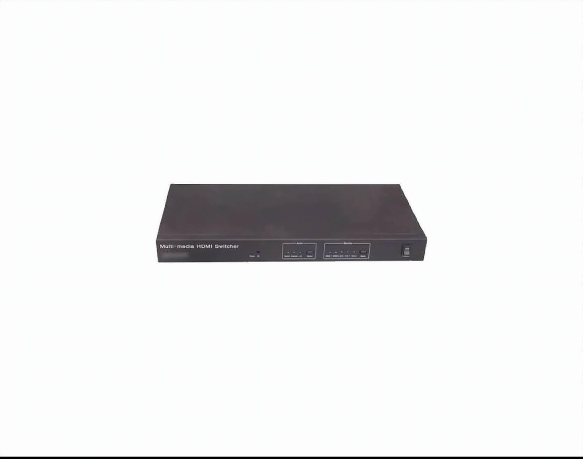 Ligawo 6518981 2x Component/ YPbPr + DVI + 2x HDMI zu HDMI + SPDIF + Coax + R/L - Konverter Switch 5x1 von Ligawo