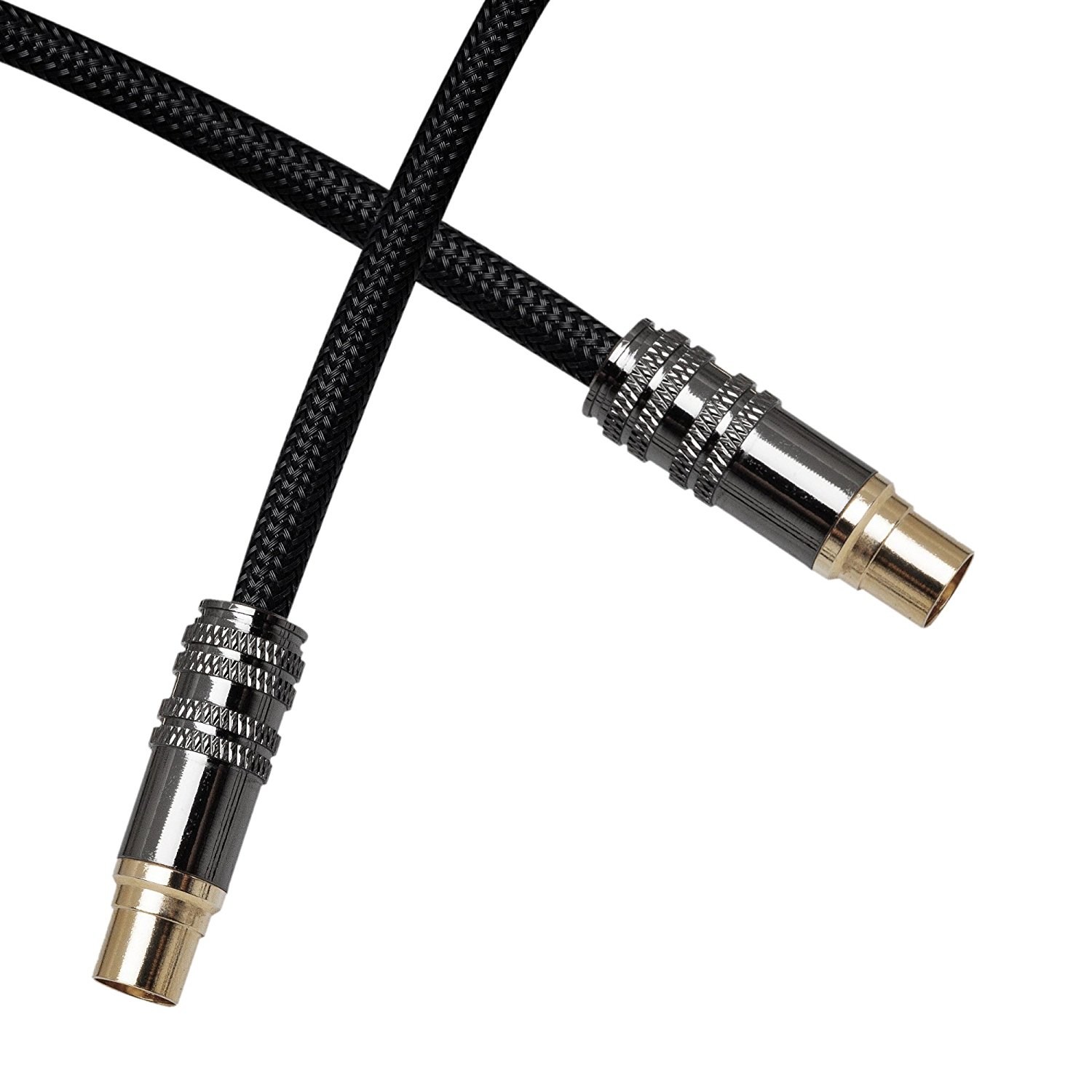 Ligawo 6540083 "PREMIUM FLEX" Koax Antennenkabel Kabel, 10m schwarz von Ligawo