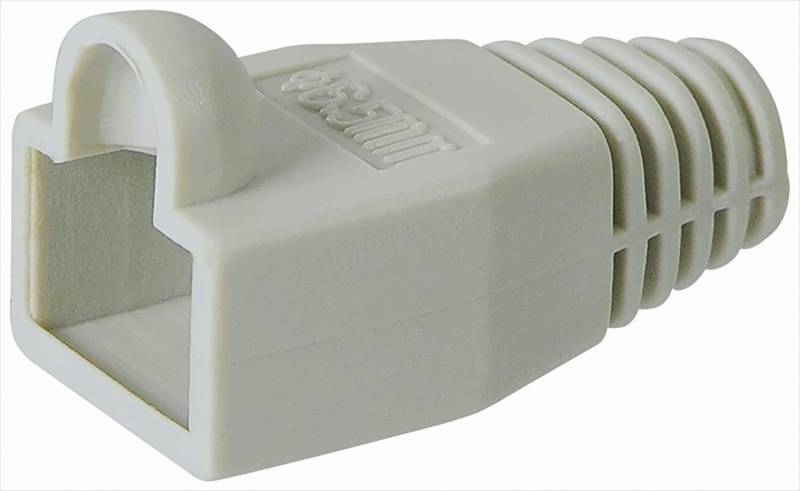 Ligawo Knickschutztülle Tülle für RJ45 Netzwerk Stecker grau 10 Stück von Ligawo