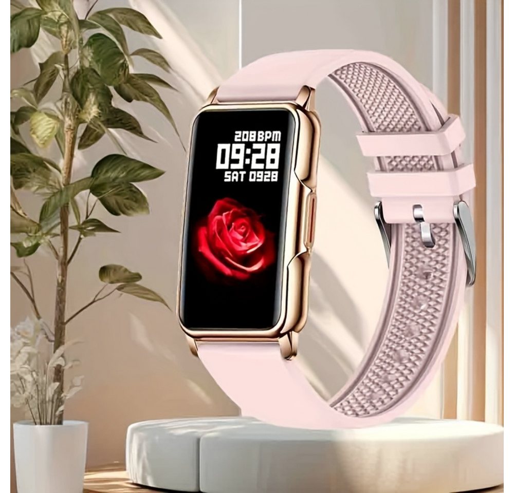 Lige Fur Herren Damen mit HD-Touchscreen, 180 mAh Akku Smartwatch (1.46 cm, Andriod iOS), mit Wetter, Wecker, Nachrichtenbenachrichtigung, 20+ Sportmodi von Lige