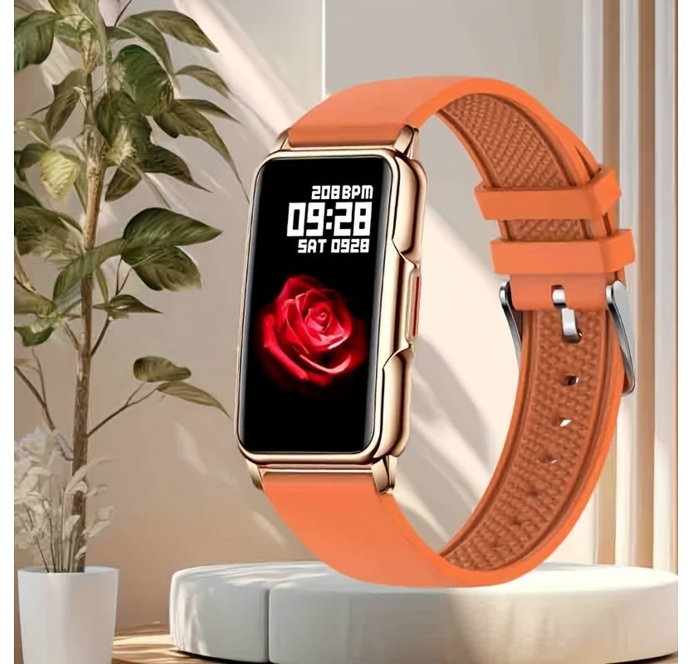 Lige Fur Herren Damen mit HD-Touchscreen, 180 mAh Akku Smartwatch (1.46 cm, Andriod iOS), mit Wetter, Wecker, Nachrichtenbenachrichtigung, 20+ Sportmodi von Lige