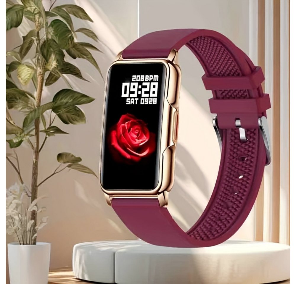 Lige Fur Herren Damen mit HD-Touchscreen, 180 mAh Akku Smartwatch (1.46 cm, Andriod iOS), mit Wetter, Wecker, Nachrichtenbenachrichtigung, 20+ Sportmodi von Lige