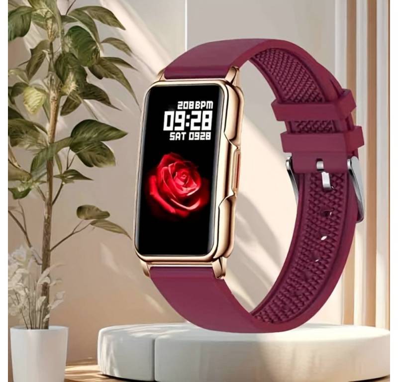 Lige Fur Herren Damen mit HD-Touchscreen, 180 mAh Akku Smartwatch (1.46 cm, Andriod iOS), mit Wetter, Wecker, Nachrichtenbenachrichtigung, 20+ Sportmodi von Lige