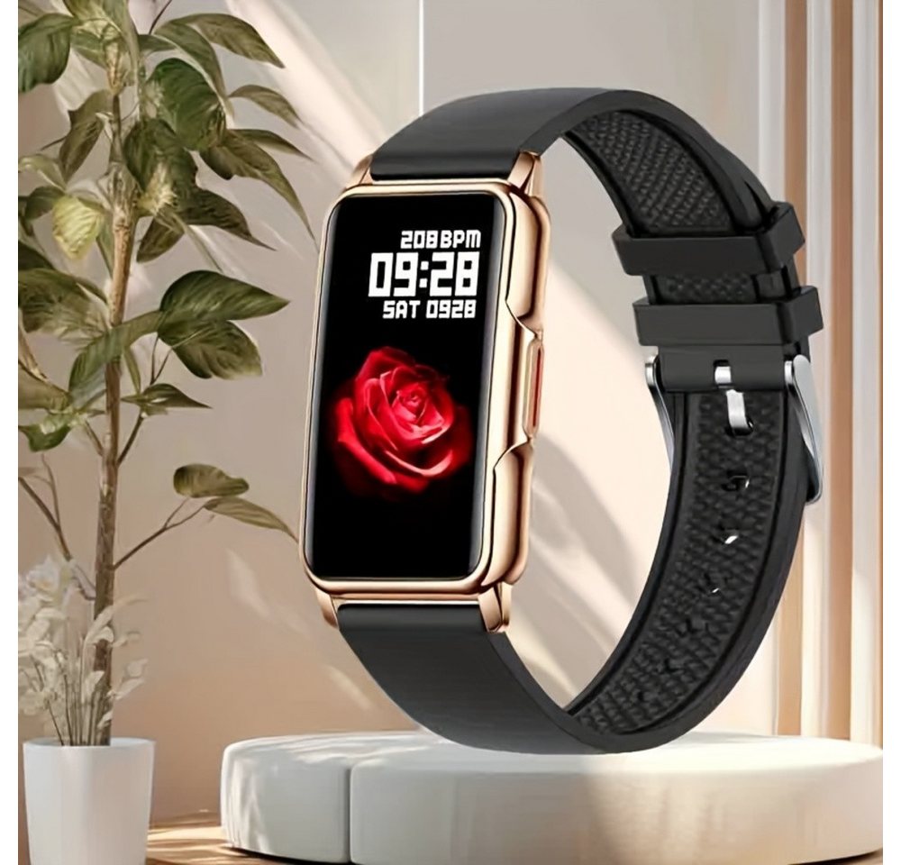 Lige Fur Herren Damen mit HD-Touchscreen, 180 mAh Akku Smartwatch (1.46 cm, Andriod iOS), mit Wetter, Wecker, Nachrichtenbenachrichtigung, 20+ Sportmodi von Lige