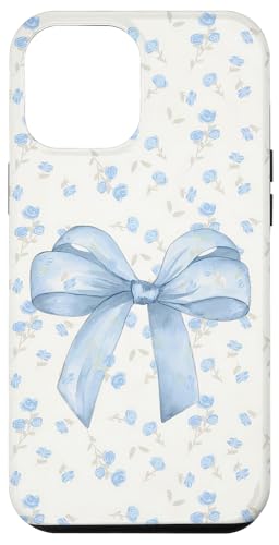 Hellblaue Schleife und Wildblumenmuster, niedlich, Kokette, Vintage Hülle für iPhone 12 Pro Max Hellblaue Schleife und Wildblumenmuster, niedlich, Kokette, Vintage Hülle für iPhone 12 Pro Max von Light Blue Bow & Wildflower Pattern Cute Coquette