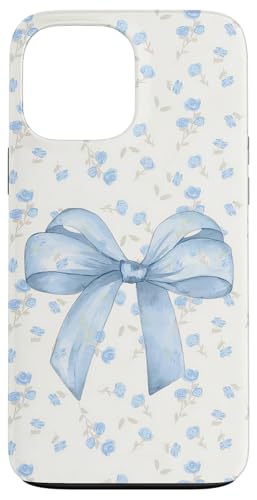 Hellblaue Schleife und Wildblumenmuster, niedlich, Kokette, Vintage Hülle für iPhone 13 Pro Max Hellblaue Schleife und Wildblumenmuster, niedlich, Kokette, Vintage Hülle für iPhone 13 Pro Max von Light Blue Bow & Wildflower Pattern Cute Coquette