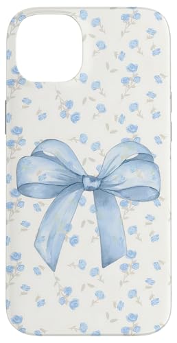 Hellblaue Schleife und Wildblumenmuster, niedlich, Kokette, Vintage Hülle für iPhone 14 Plus Hellblaue Schleife und Wildblumenmuster, niedlich, Kokette, Vintage Hülle für iPhone 14 Plus von Light Blue Bow & Wildflower Pattern Cute Coquette