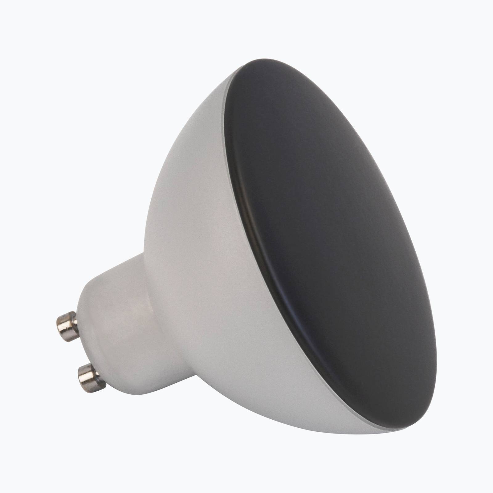 LED-Lampe GU10 4,9W CCT 2.700/4.000K Ø 7cm schwarz von LightMe