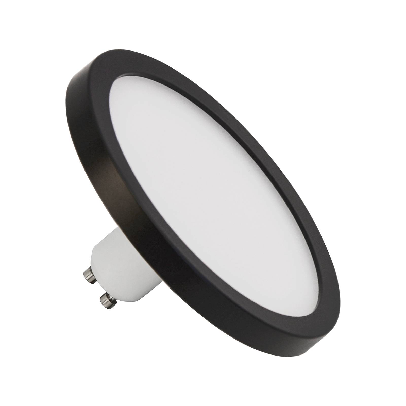 LED-Lampe GU10 7W CCT 2.700/4.000K Ø11cm schwarz von LightMe