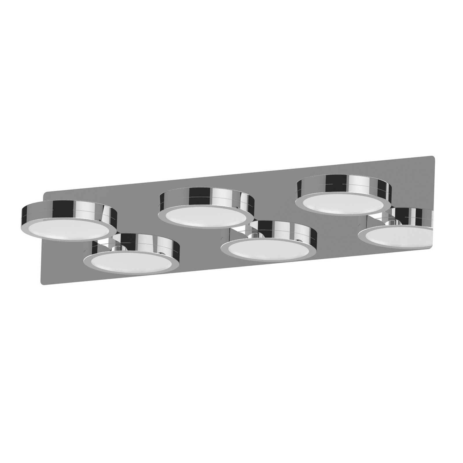 LIGHTME LED-Spiegelleuchte Aqua down chrom 3-flg. LIGHTME LED-Spiegelleuchte Aqua down chrom 3-flg. von LightMe