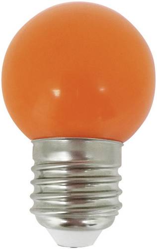 LightMe LM85255 LED EEK G (A - G) E27 Tropfenform 1W Orange (Ø x L) 45mm x 69mm 1St. von LightMe