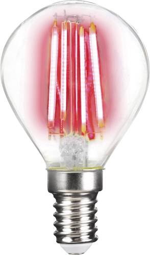 LightMe LM85310 LED EEK G (A - G) E14 Tropfenform 4W Rot (Ø x L) 45mm x 78mm Filament 1St. von LightMe