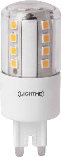 LightMe LM85335 LED EEK E (A - G) G9 Stiftsockel 4.5W = 42W Warmweiß (Ø x L) 24mm x 64mm dimmbar 1 von LightMe
