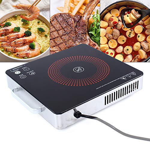 Lightakai - Induktionskochplatte,2200W 220V Elektrische Küche Kochfeld Brenner Portable Keramik Kocher mit Touch Button und Timer für die meisten Auflauf, Keramiktopf, Glastopf usw Lightakai - Induktionskochplatte,2200W 220V Elektrische Küche Kochfeld Brenner Portable Keramik Kocher mit Touch Button und Timer für die meisten Auflauf, Keramiktopf, Glastopf usw von Lightakai