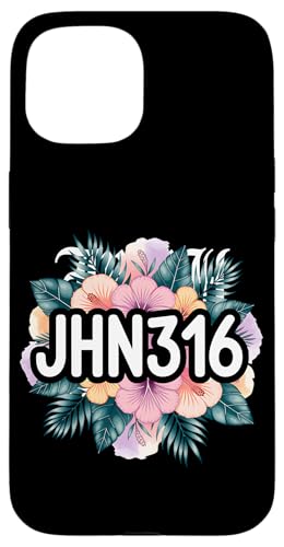 Christliche Hibiskus Jhn316 Blumen Hülle für iPhone 15 Christliche Hibiskus Jhn316 Blumen Hülle für iPhone 15 von Lightedblessing Christliche Kleidung
