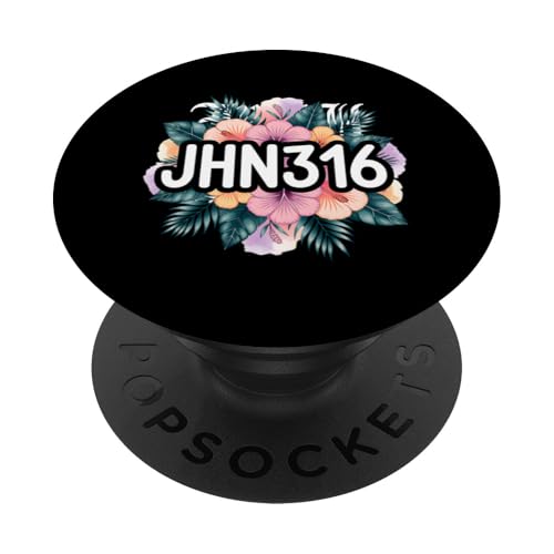 Christliche Hibiskus Jhn316 Blumen PopSockets Klebender PopGrip Christliche Hibiskus Jhn316 Blumen PopSockets Klebender PopGrip von Lightedblessing Christliche Kleidung