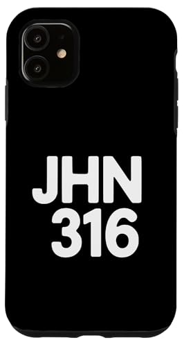 Jhn 316 Christliche Botschaft Für Hoffnung Hülle für iPhone 11 Jhn 316 Christliche Botschaft Für Hoffnung Hülle für iPhone 11 von Lightedblessing Christliche Kleidung