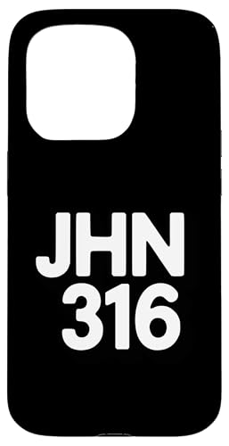 Jhn 316 Christliche Botschaft Für Hoffnung Hülle für iPhone 15 Pro Jhn 316 Christliche Botschaft Für Hoffnung Hülle für iPhone 15 Pro von Lightedblessing Christliche Kleidung