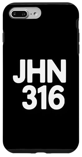 Jhn 316 Christliche Botschaft Für Hoffnung Hülle für iPhone 7 Plus/8 Plus Jhn 316 Christliche Botschaft Für Hoffnung Hülle für iPhone 7 Plus/8 Plus von Lightedblessing Christliche Kleidung