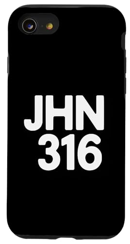 Jhn 316 Christliche Botschaft Für Hoffnung Hülle für iPhone SE (2020) / 7 / 8 von Lightedblessing Christliche Kleidung