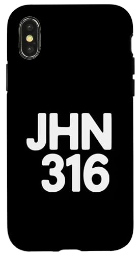 Jhn 316 Christliche Botschaft Für Hoffnung Hülle für iPhone X/XS Jhn 316 Christliche Botschaft Für Hoffnung Hülle für iPhone X/XS von Lightedblessing Christliche Kleidung