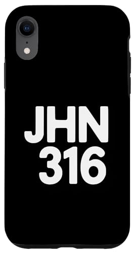 Jhn 316 Christliche Botschaft Für Hoffnung Hülle für iPhone XR Jhn 316 Christliche Botschaft Für Hoffnung Hülle für iPhone XR von Lightedblessing Christliche Kleidung