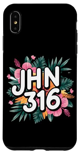 Jhn 316 Christlicher Blumenvers Hülle für iPhone XS Max Jhn 316 Christlicher Blumenvers Hülle für iPhone XS Max von Lightedblessing Christliche Kleidung