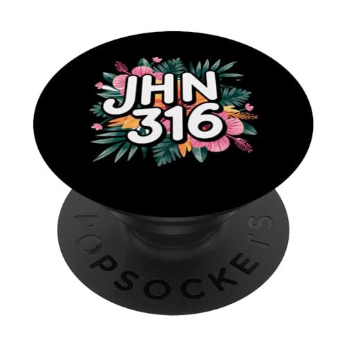 Jhn 316 Christlicher Blumenvers PopSockets Klebender PopGrip Jhn 316 Christlicher Blumenvers PopSockets Klebender PopGrip von Lightedblessing Christliche Kleidung