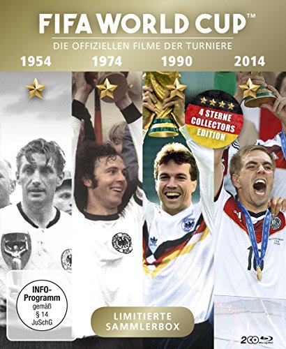 FIFA WORLD CUP 54 * 74 * 90 * 14 - Die offiziellen Filme der Turniere [Blu-ray] von Lighthouse Home Entertain