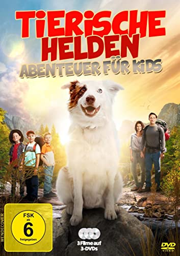 Tierische Helden - Abenteuer für Kids - (3 Filme) - [DVD] - (Fest im Sattel - Eine zweite Chance für Faith, Pluto - Ein Schutzengel auf vier Pfoten, A Champion Heart - Freunde fürs Leben) von Lighthouse Home Entertainment