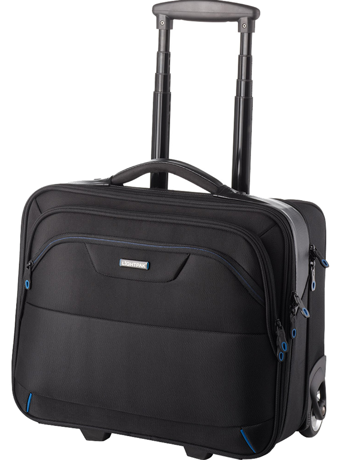 LiGHTPAK Business Notebook-Trolley , BRAVO, , Nylon, schwarz von Lightpak