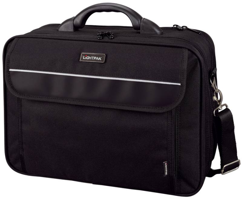 LiGHTPAK Notebook-Tasche , ARCO, , Polyester, schwarz von Lightpak