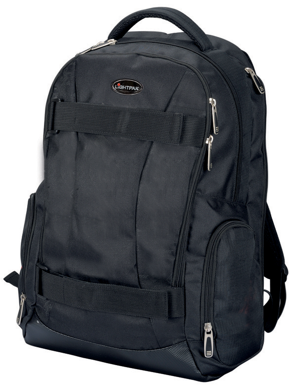 LiGHTPAK Schulrucksack , HAWK, , mit Notebookfach, schwarz von Lightpak