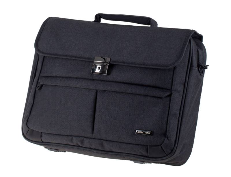 LiGHTPAK Aktentasche, aus Polyester, anthrazit von Lightpak