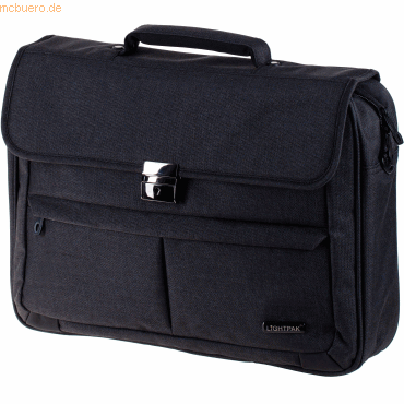 Lightpak Aktentasche Motion 43x34x12cm 600D Polyester anthrazit Lightpak Aktentasche Motion 43x34x12cm 600D Polyester anthrazit von Lightpak