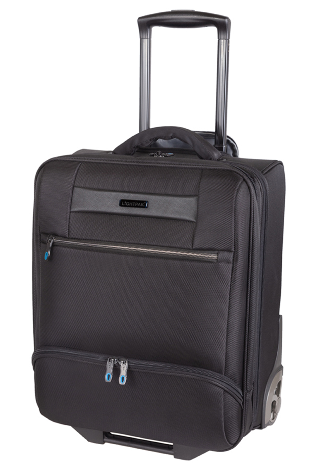 Lightpak Business Trolley LANDO, 1680D Nylon, schwarz von Lightpak