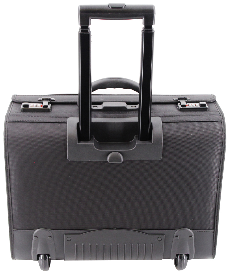 STOP Pilotenkoffer RPET SAMAR, aus recyceltem PET, schwarz von stop