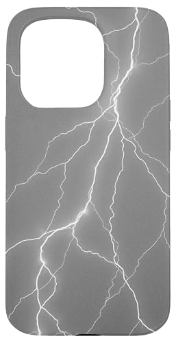 Dramatisches Himmelswetter-Design in grauer Farbe Hülle für iPhone 15 Pro Dramatisches Himmelswetter-Design in grauer Farbe Hülle für iPhone 15 Pro von Lights and Energy Background