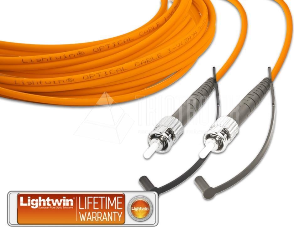 Lightwin High Quality Simplex LWL Patchkabel, MM OM1, ST - ST LWL Patchkabel (LSP-62 ST-ST 20.0) von Lightwin