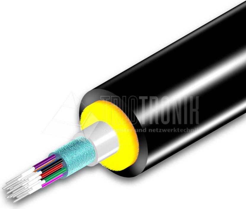 Lightwin Universalkabel U-DQ (ZN) BH, MM 50/125µm, OM2, 12 Fasern LWL Kabel (LU-DQ(ZN)BH 12G50) von Lightwin