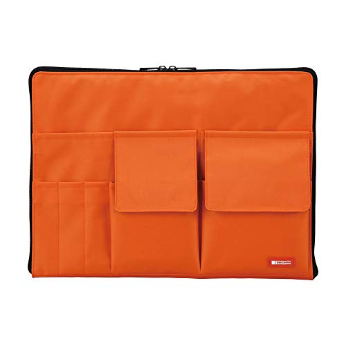 LIHITLAB Laptoptasche mit Staufächern (Bag-in-Bag), 10 x 13,8 Zoll, orange (A7554-4) von Lihit Lab