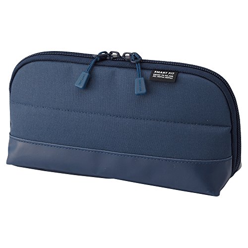 LIHITLAB Pen Case (Pencil Case), Water & Stain Repellent, 8" x 4'', Navy (A7688-11) von Lihit Lab